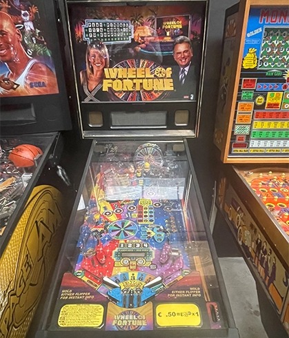 Wheel of fortune pinball